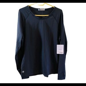 New ATHLETA black long sleeve size XL